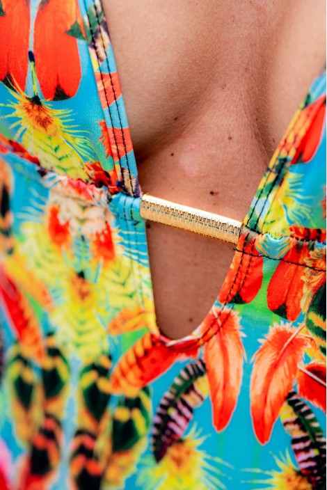 gioiello dorato trikini plumage ALikebikini