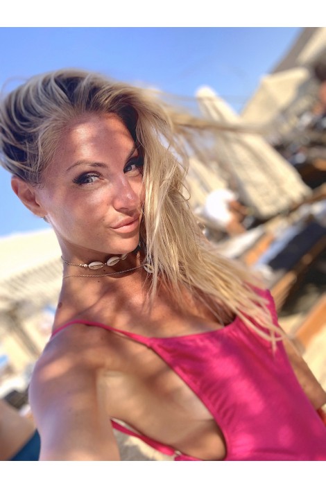 COSTUME INTERO BODY PARIS ROSA GLITTER